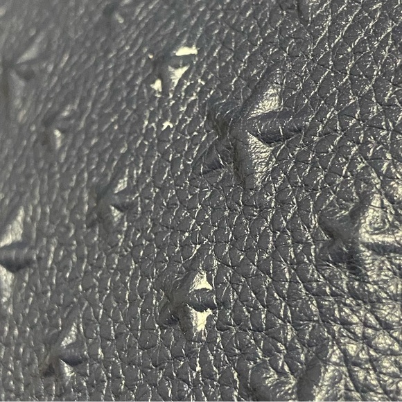 Jimmy Choo Pimlico Star Studs Navy Leather Tote Bag - Picture 4 of 12